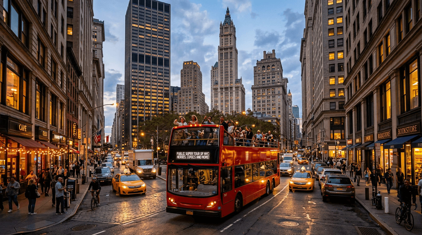 Public Super Tour of NYC: Heroes, Comics and More!