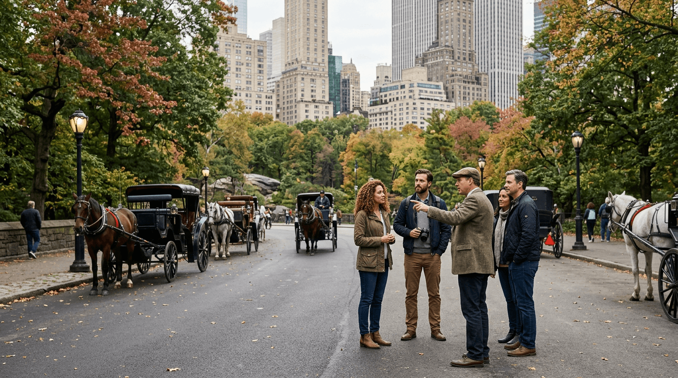 Central Park Horse Carriage Ride Short Loop (Up to 4 Adults))