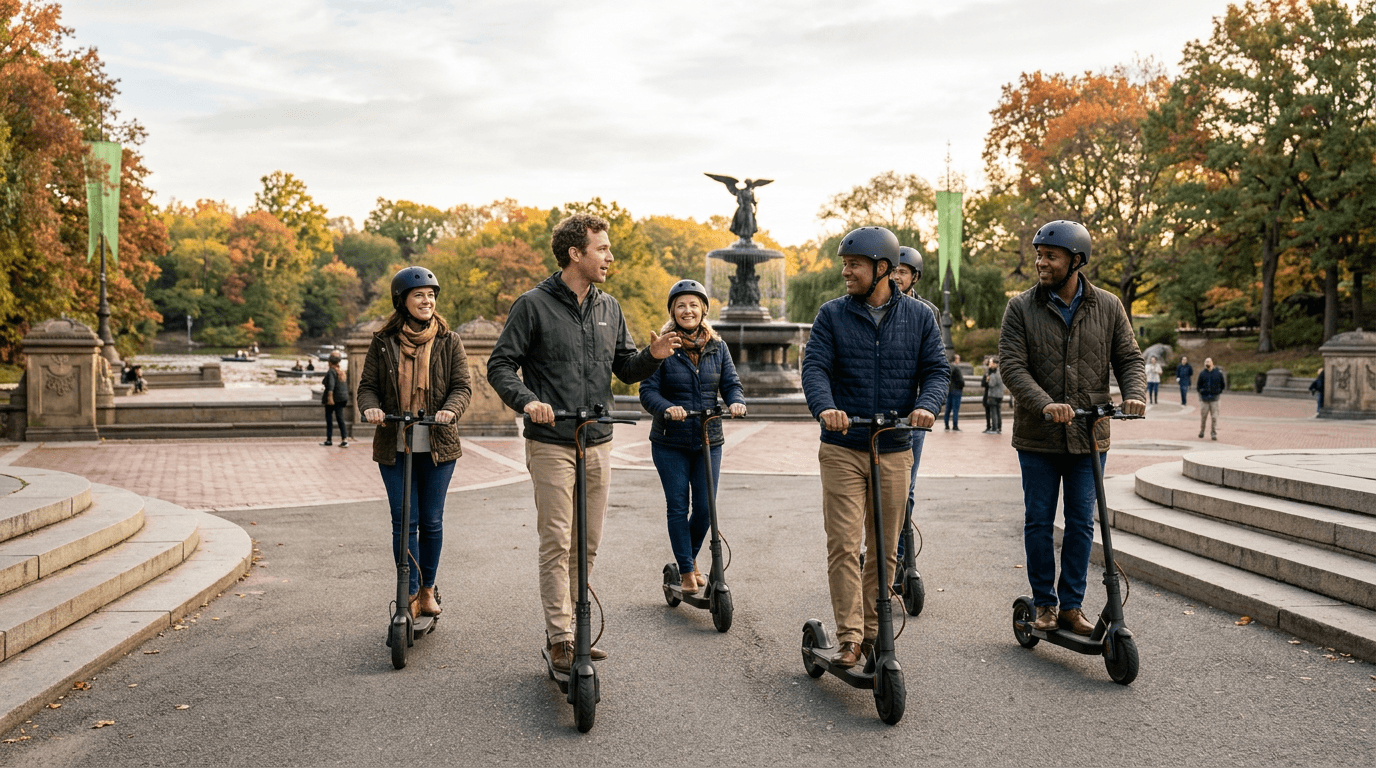 Guided Electric Scooter Tour of Central Park