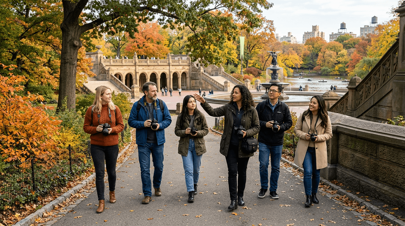 Central Park Photography Tour with Local Photographer