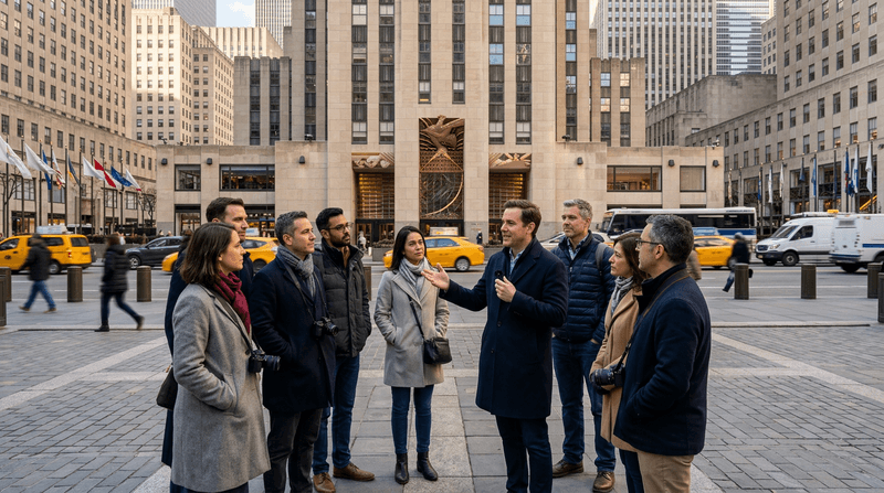 Geführte Tour durch das Rockefeller Center in New York