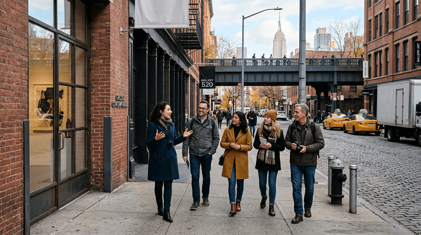 Chelsea Contemporary Art Tour with NYC Professional Art Critic