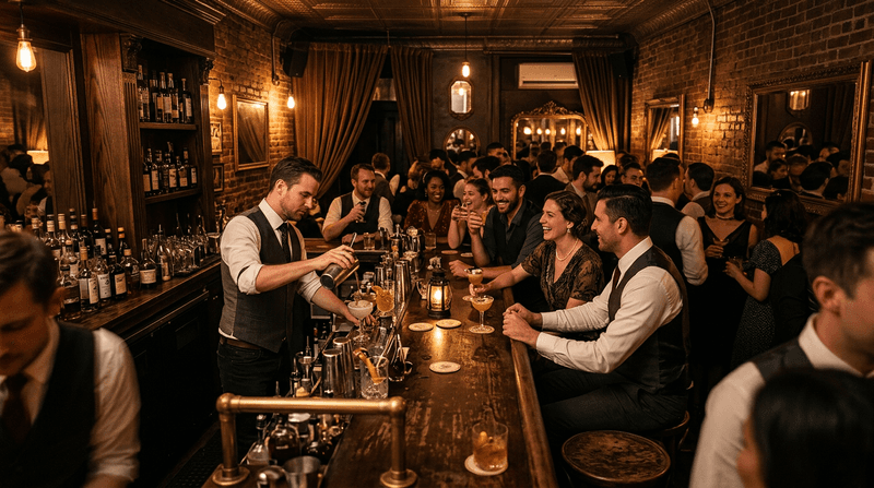 Speakeasy Drinks and Prohibition History Tour NYC