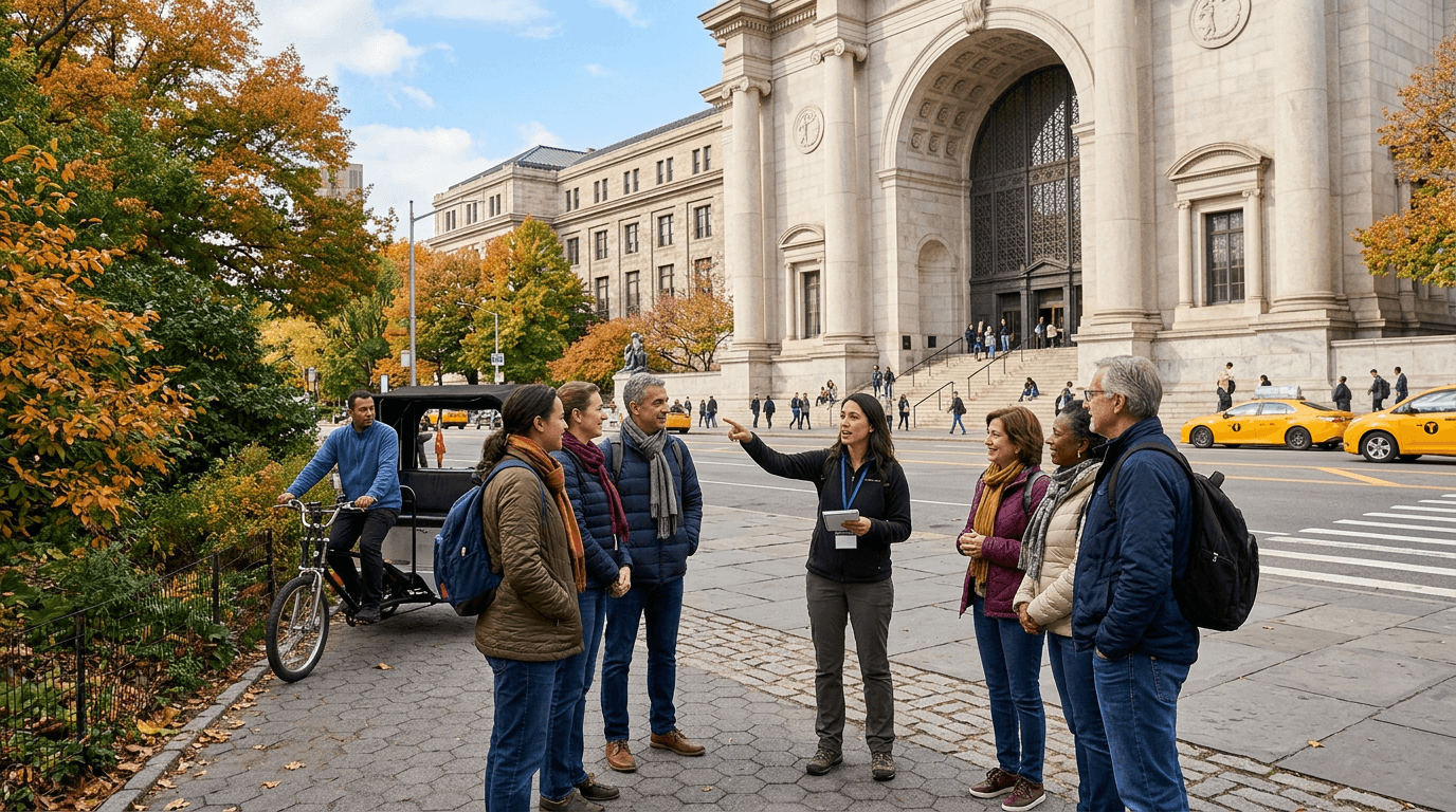 Central Park Pedicab Tour with Natural History Museum Access