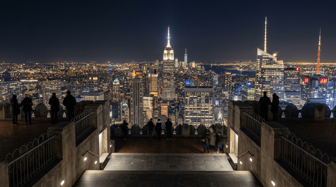 Top Of The Rock and 3-hour Manhattan Walking Tour