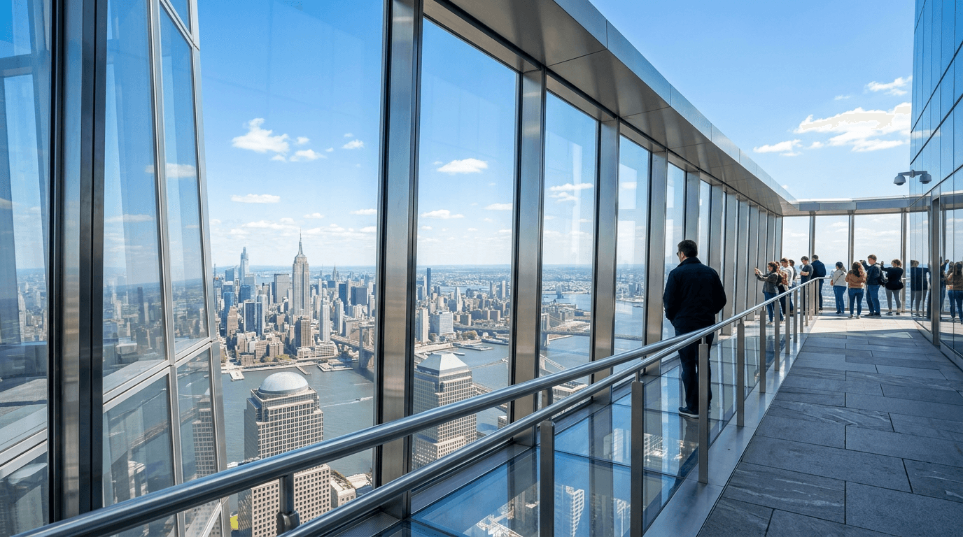 Skip the line One World Observatory Private Tour with Transfers
