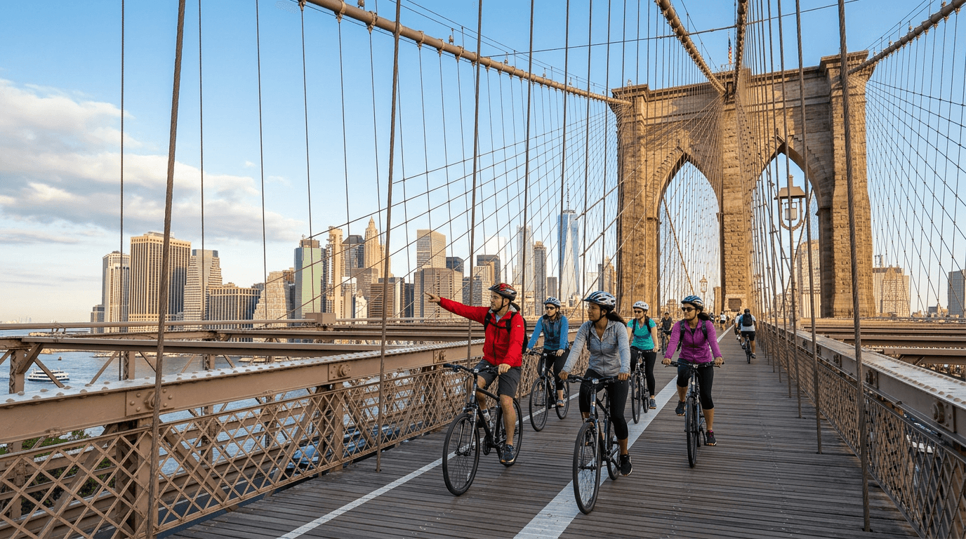 Highlights of Brooklyn Bridge: Bike Tour