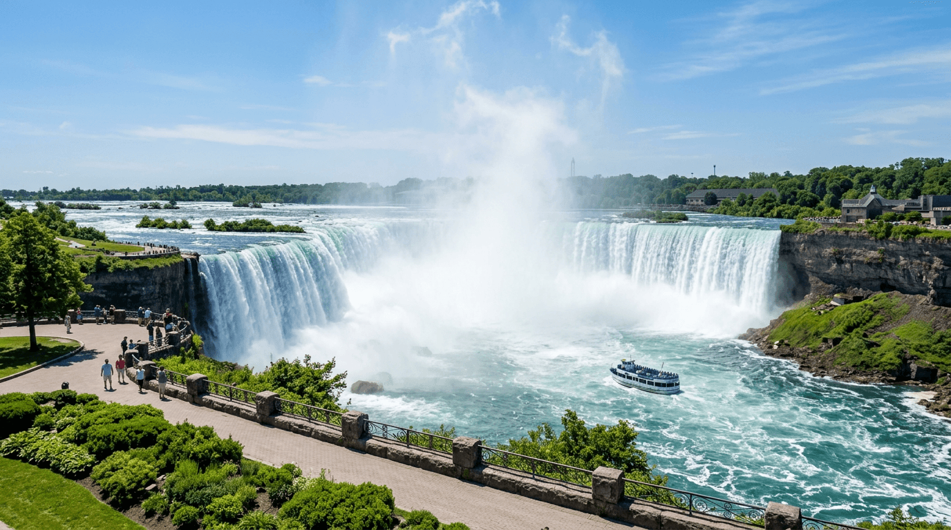 American Triangle - Niagara Falls, Toronto, Philadelphia, DC 5-Day Tour from NYC - English - USD