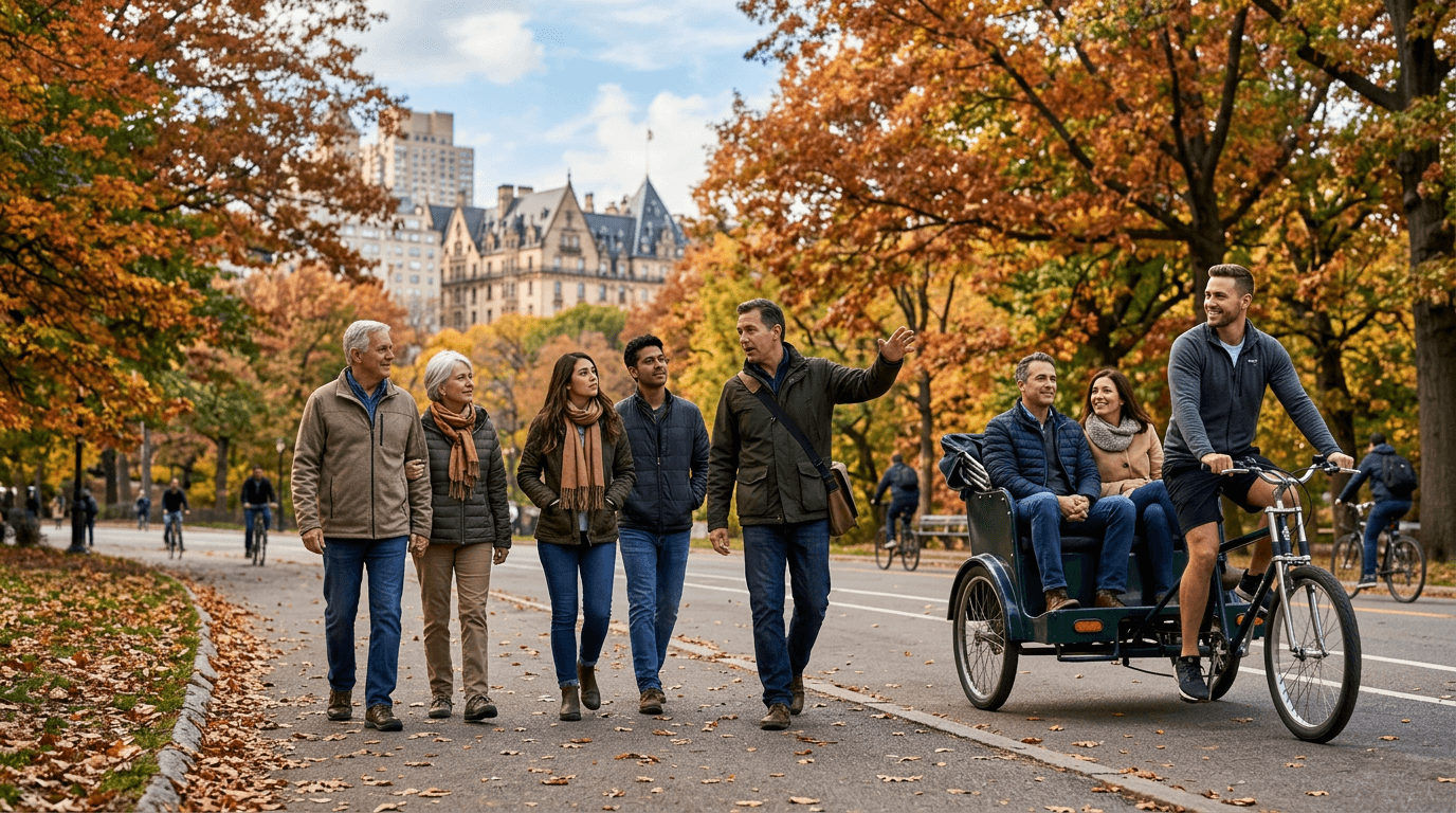 Private Central Park Pedicab Tour