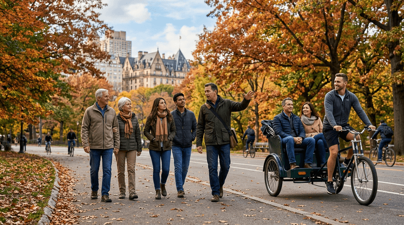 Private Central Park Pedicab Tour