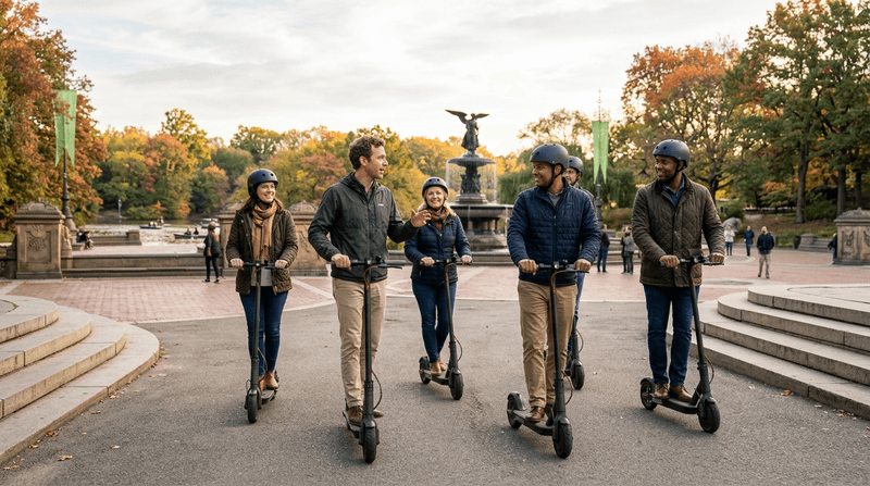 Guided Electric Scooter Tour of Central Park
