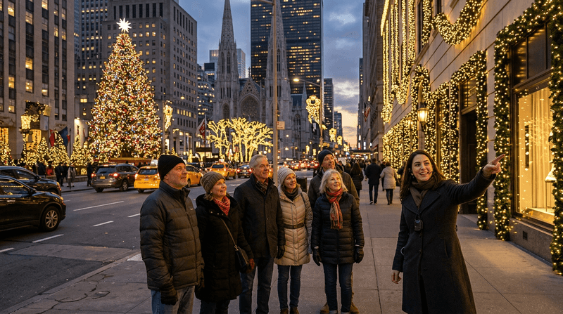 NYC Private Holiday Lights Tour