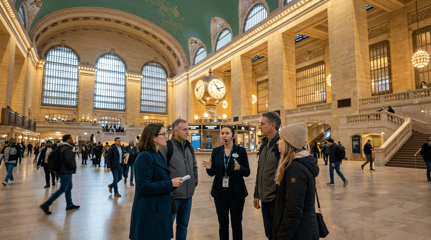 Grand Central Terminal Private Walking Tour with Transport