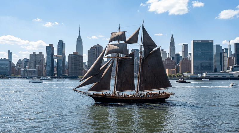 NYC Statue of Liberty Tall Ship Sail aboard Clipper City