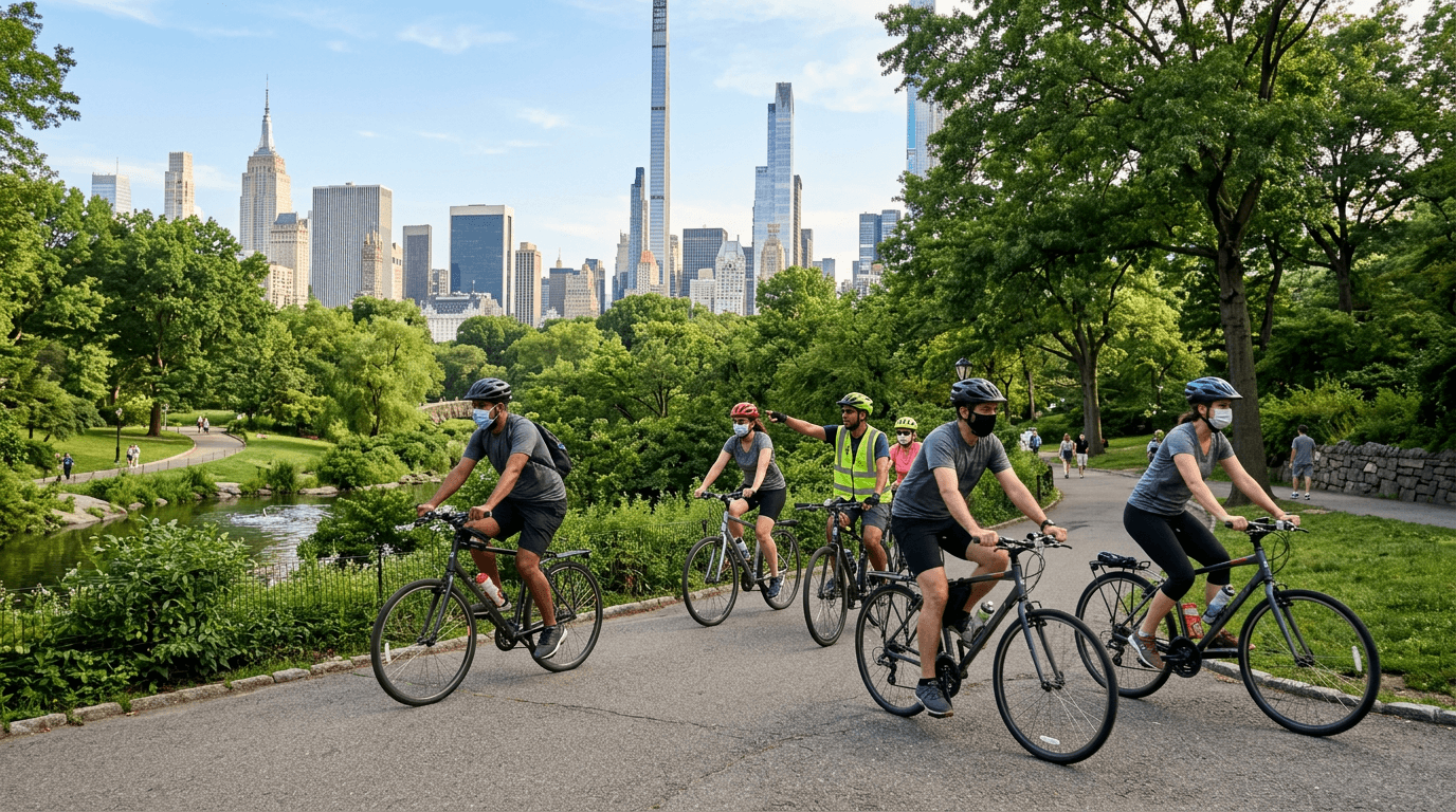 Bike Tour of Central Manhattan, Top Attractions and Nature