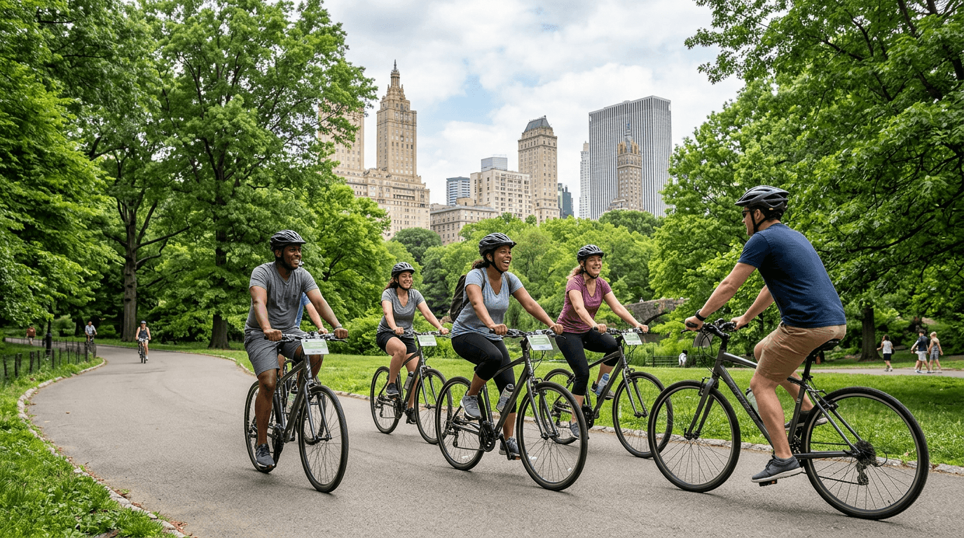 Manhattan and Brooklyn Bridge Bike Rental