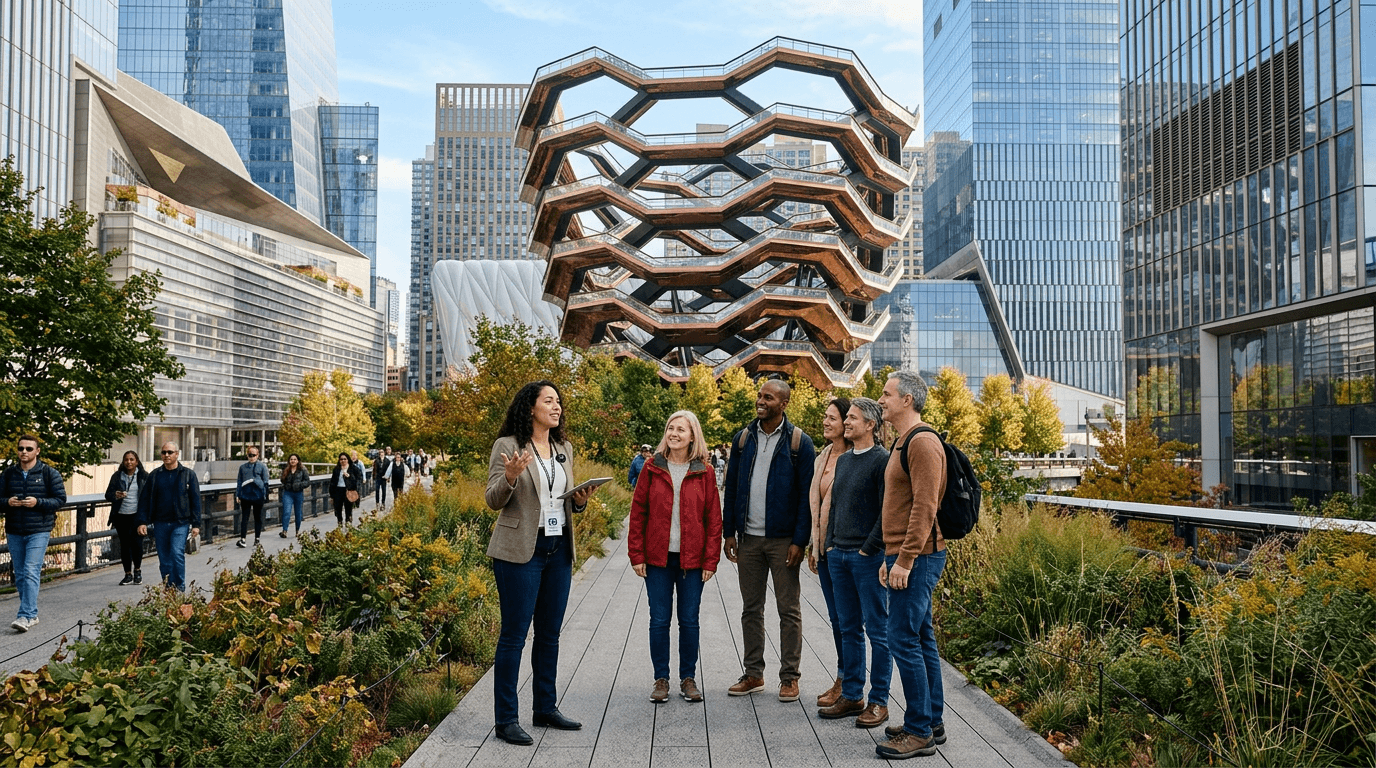 Hudson Yards, The High Line & Vessel Tour